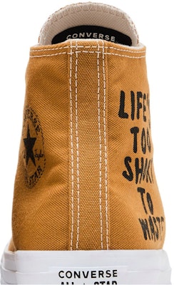 Converse Chuck Taylor All Star Hi Renew 'Life's Too Short To Waste' 164918C Sizing Converse Chuck Taylor All Star Hi Renew 'Life's Too Short To Waste' 164918C