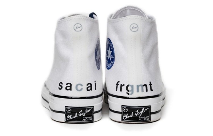 Converse Chuck Taylor All Star Hi sacai Fragment White 圖 4