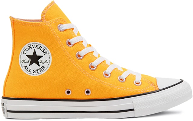 Converse Chuck Taylor All Star 防滑耐磨 高筒 帆布鞋 男女皆宜 蛋黃色 Order Converse Chuck Taylor All Star 防滑耐磨 高筒 帆布鞋 男女皆宜 蛋黃色
