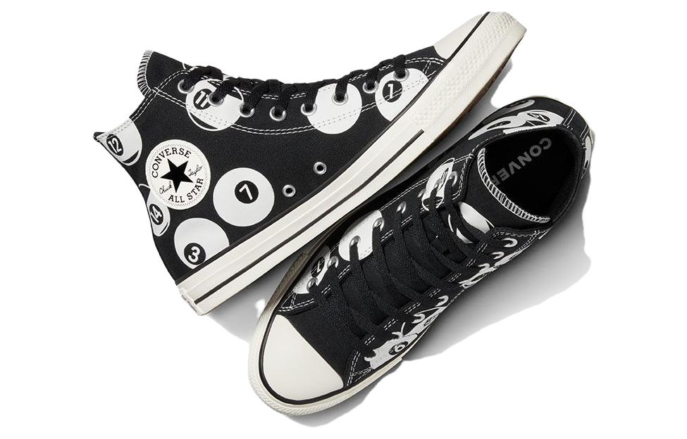 Shop 컨버스 척테일러 올스타 하이 "블랙 당구" A04494C