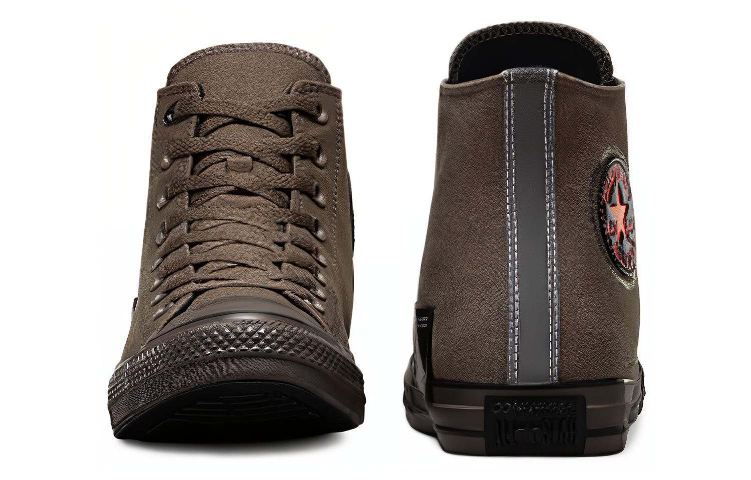 Shop 匡威Chuck Taylor All Star高帮'黑棕色' A05552C