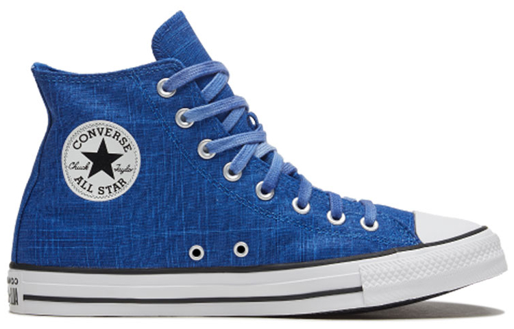 Order Converse Chuck Taylor All Star 防滑耐磨 高筒 帆布鞋 男女同款 藍白色