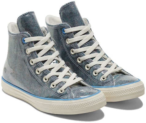 Converse All Star系列 Chuck Taylor 復古百搭 高筒 球鞋 男女同款 藍白色 Lookbook Converse All Star系列 Chuck Taylor 復古百搭 高筒 球鞋 男女同款 藍白色