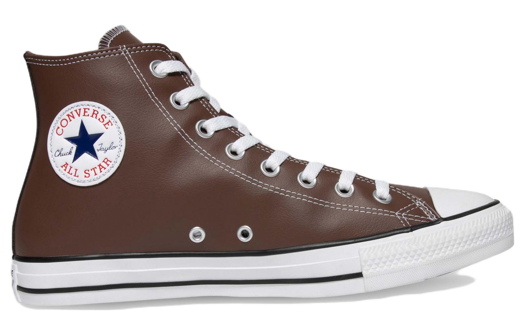 Order Converse Chuck Taylor All Star Alta 'Cuero Sintético Nuez Brasil' 172697C