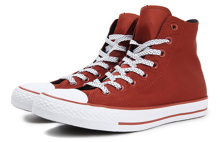 Lookbook Converse Chuck Taylor All Star 舒適輕便 高筒休閒帆布鞋 磚紅色