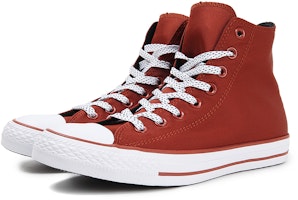 Converse Chuck Taylor All Star 舒適輕便 高筒休閒帆布鞋 磚紅色 Lookbook Converse Chuck Taylor All Star 舒適輕便 高筒休閒帆布鞋 磚紅色