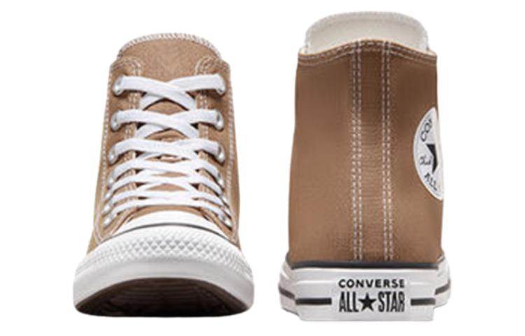 Purchase 匡威 Chuck Taylor All Star 耐磨透氣 高筒 帆布鞋 男女同款 棕白