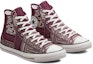 Lookbook Converse Chuck Taylor All Star Tinggi 'Burgundy Putih' 172435C