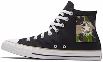 Converse Chuck Taylor All Star 'Black White Camo Patch' 167179C Converse Chuck Taylor All Star 'Black White Camo Patch' 167179C