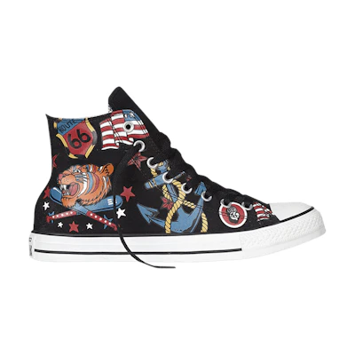 Converse Chuck Taylor All Star High 'Cartoon Graffiti American - Black'