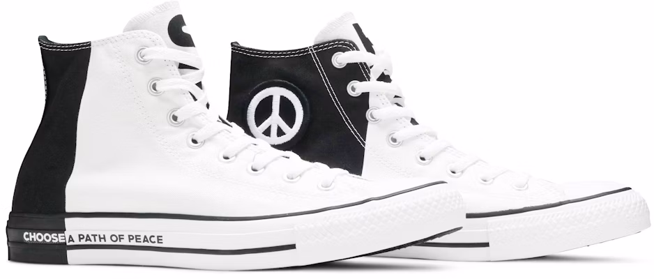 匡威Chuck Taylor全明星高筒鞋「選擇和平之路」 165767F Cheap 匡威Chuck Taylor全明星高筒鞋「選擇和平之路」 165767F