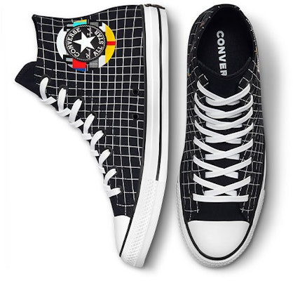 匡威Chuck Taylor全明星高帮'拼色网格' A03782C Shop 匡威Chuck Taylor全明星高帮'拼色网格' A03782C