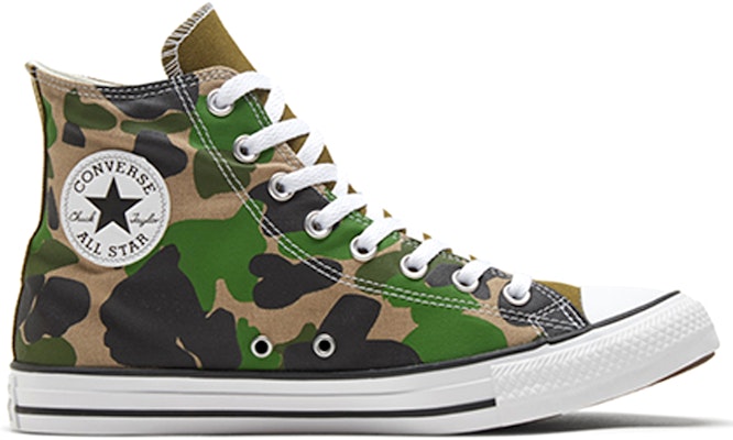 Converse Chuck Taylor All Star Hi 'Camo Hijau Separuh' 168907C Order Converse Chuck Taylor All Star Hi 'Camo Hijau Separuh' 168907C