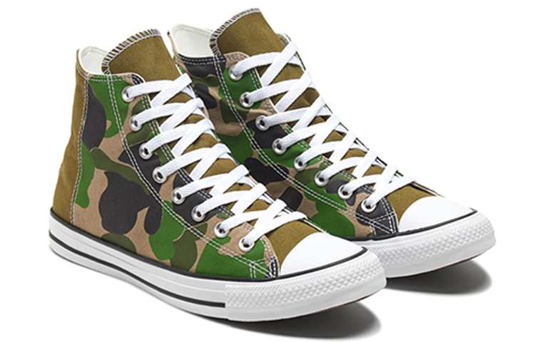 Lookbook Converse Chuck Taylor All Star Hi 'Camuflaje Verde Medio' 168907C