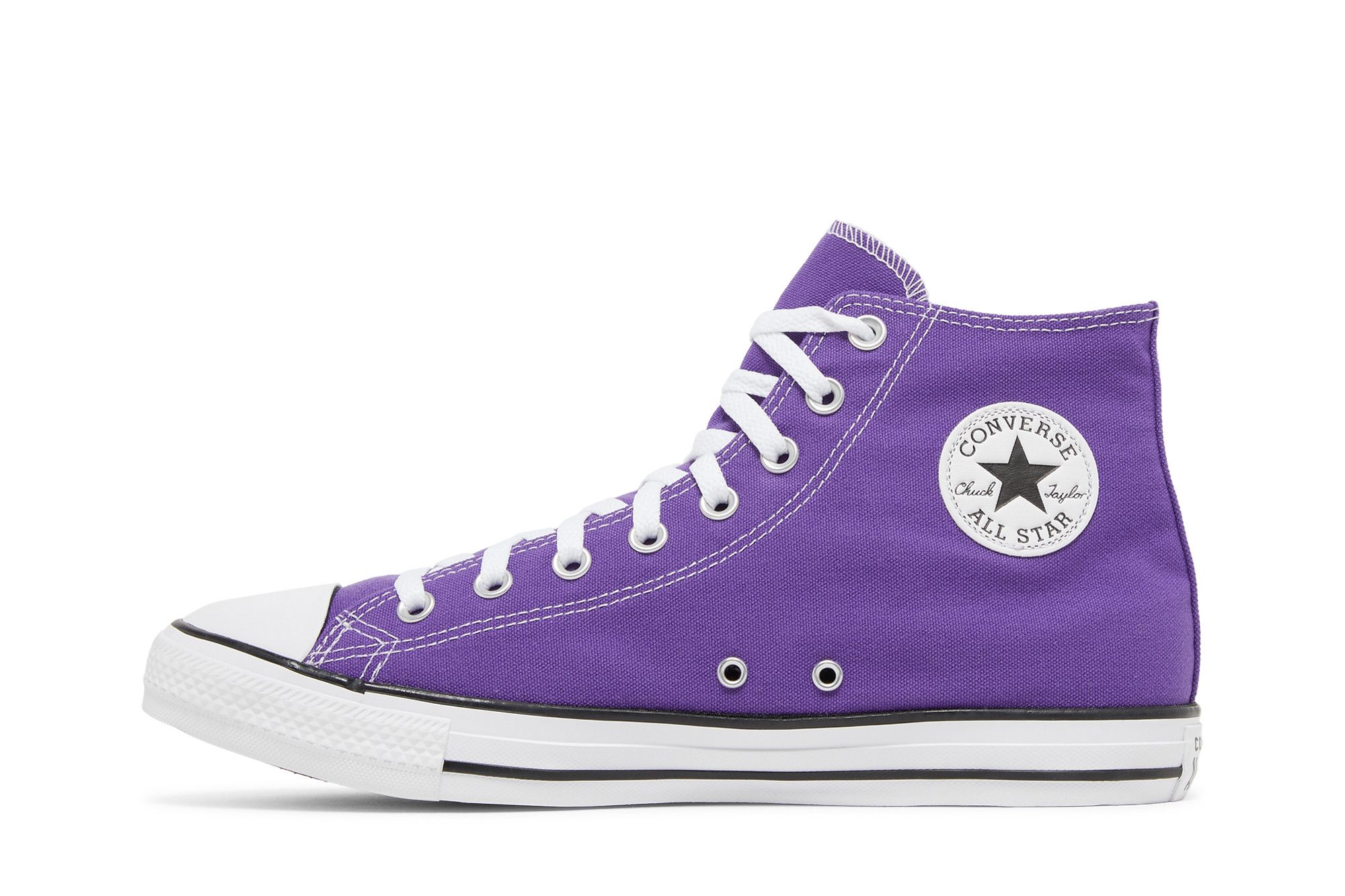 Shop Converse Chuck Taylor All Star 高筒帆布鞋「電光紫」 137833F