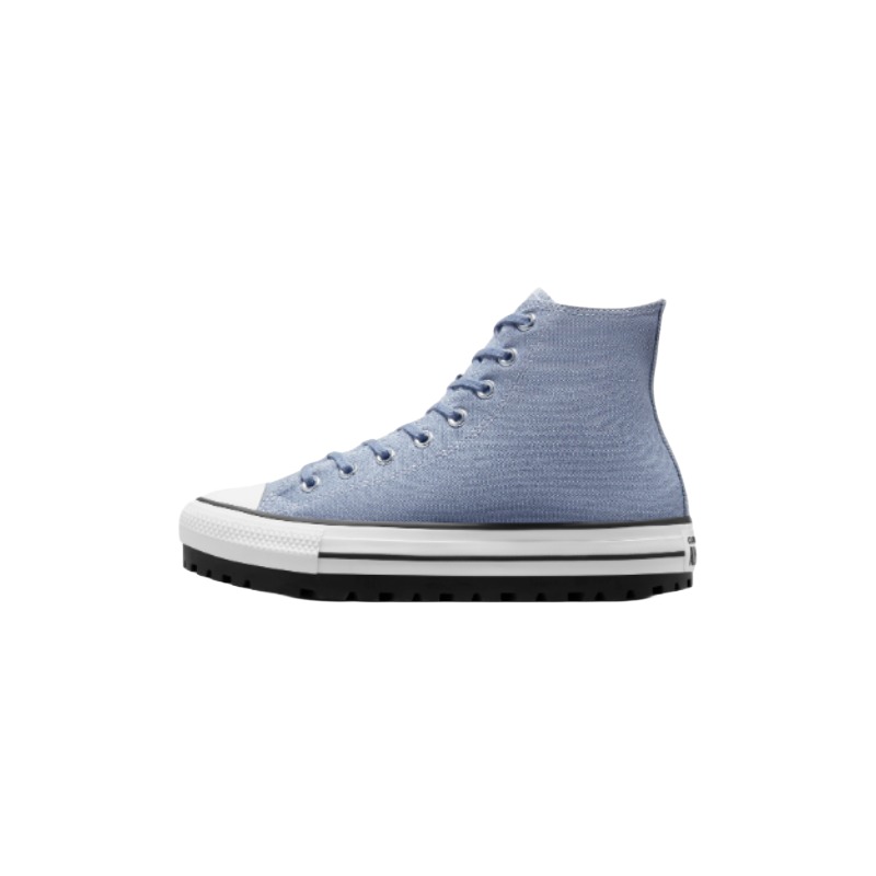 Buy 匡威Chuck Taylor All Star高帮灰蓝色球鞋 A06602C