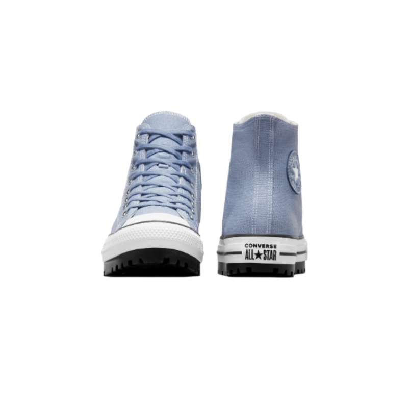 Shop 匡威Chuck Taylor All Star高帮灰蓝色球鞋 A06602C