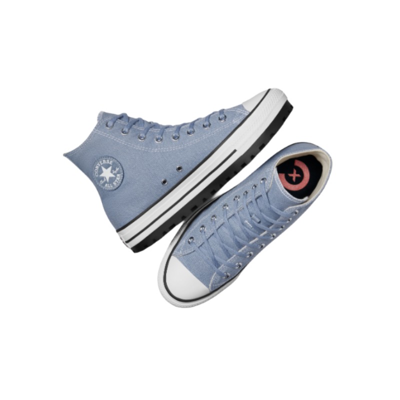 Purchase 匡威Chuck Taylor All Star高帮灰蓝色球鞋 A06602C