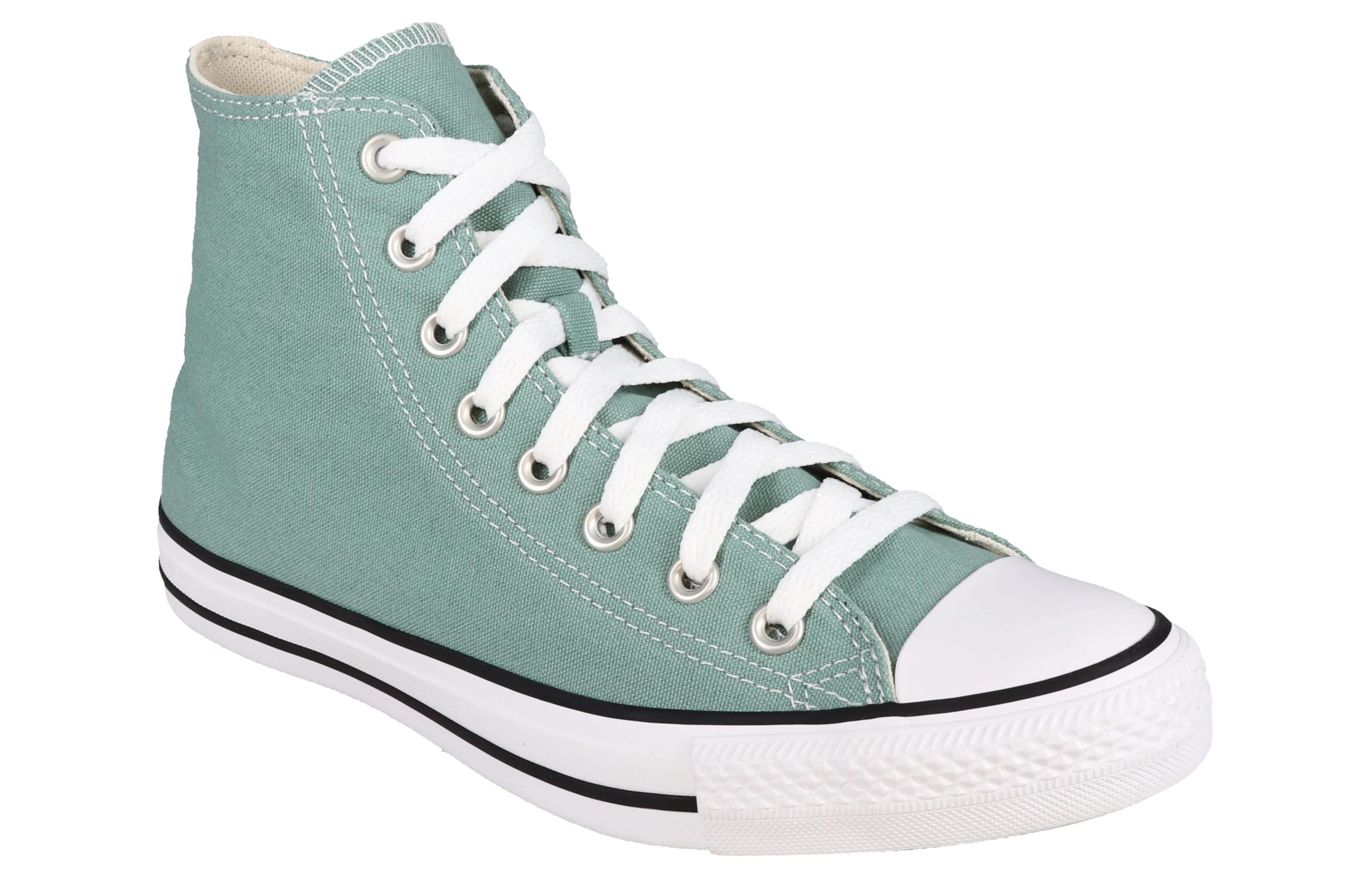 Lookbook Converse Chuck Taylor All Star 舒適 防滑耐磨 高筒 帆布鞋 男女均適 綠白