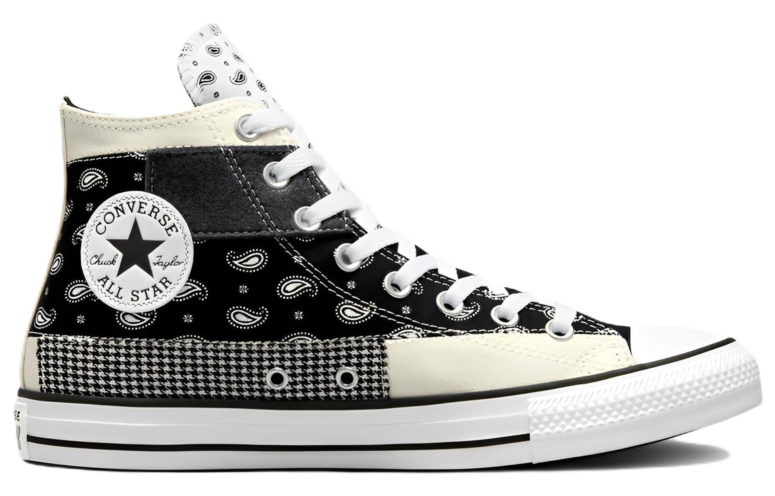 Order Converse Chuck Taylor All Star Tinggi 'Hacked Patterns - Hitam Paisley' A05056C