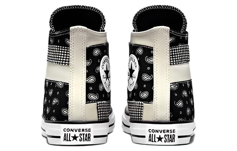 Shop Converse Chuck Taylor All Star Tinggi 'Hacked Patterns - Hitam Paisley' A05056C