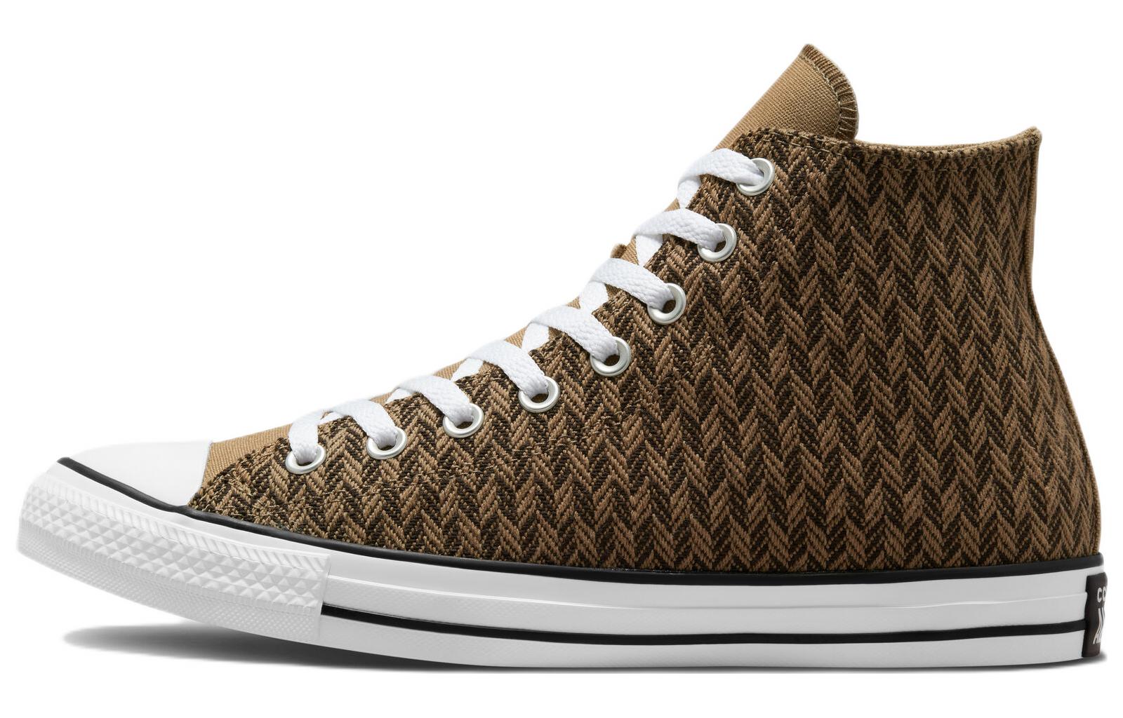 Converse Chuck Taylor All Star High 'Herringbone Brown Black'
