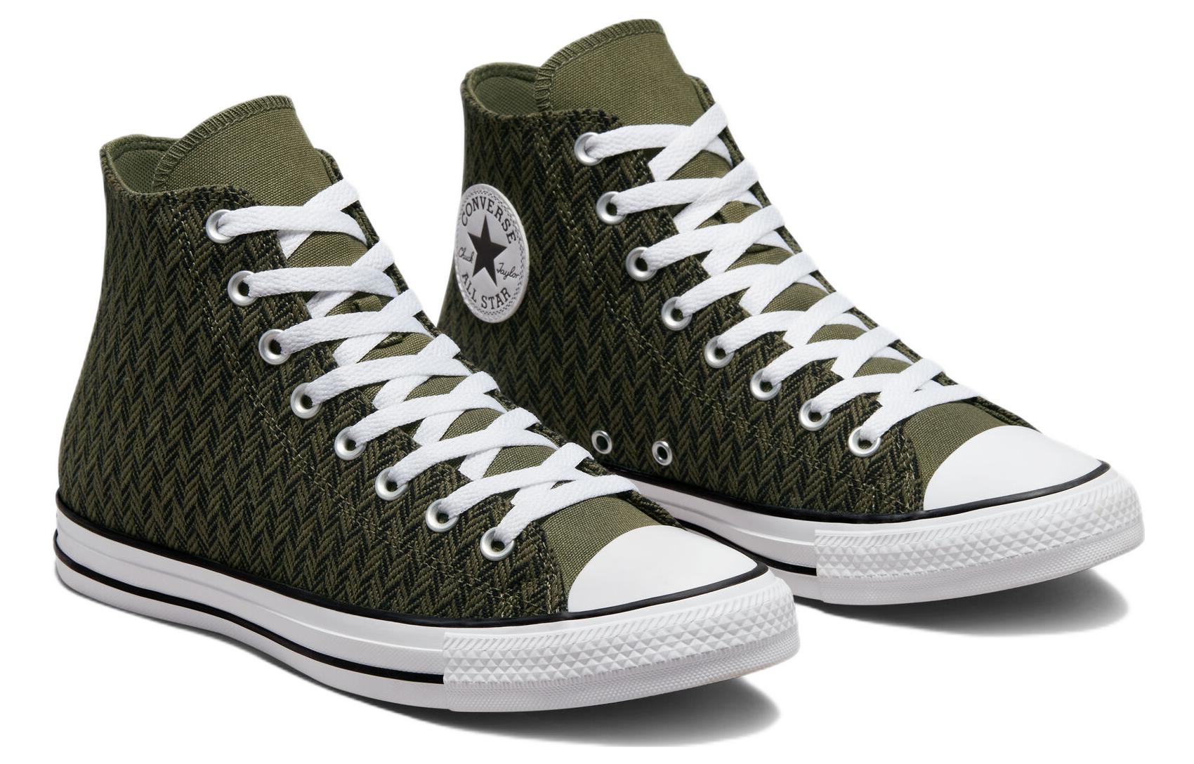 Converse Chuck Taylor All Star High 'Herringbone Green' 圖 3