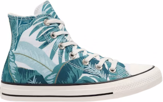 Converse Chuck Taylor All Star High 'Jungle Scene - Green Floral Print' 171078F Converse Chuck Taylor All Star High 'Jungle Scene - Green Floral Print' 171078F