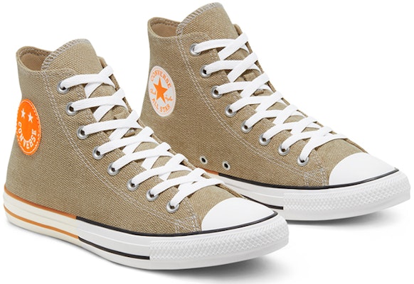Converse Happy Camper Chuck Taylor All Star High Top 'Khaki Orange White' 167658C Lookbook Converse Happy Camper Chuck Taylor All Star High Top 'Khaki Orange White' 167658C