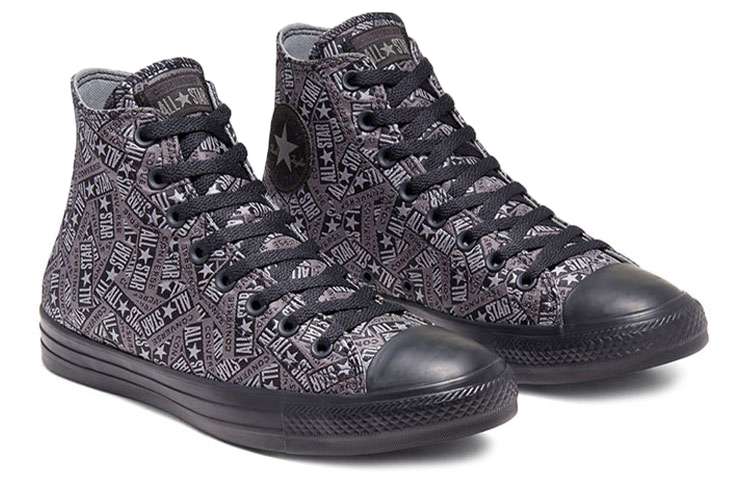 Lookbook 컨버스 척 테일러 올스타 하이 '로고 플레이 - 블랙 메이슨' 166829F