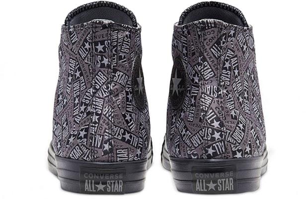 컨버스 척 테일러 올스타 하이 '로고 플레이 - 블랙 메이슨' 166829F Shop 컨버스 척 테일러 올스타 하이 '로고 플레이 - 블랙 메이슨' 166829F