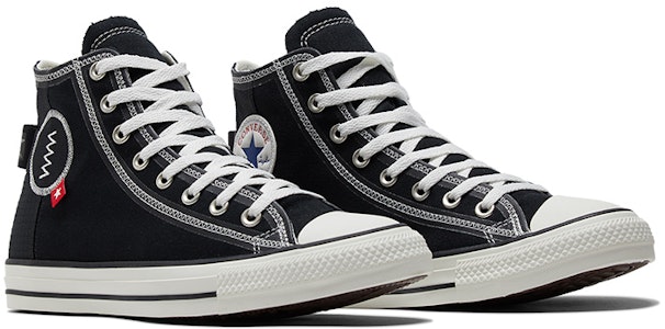 컨버스 척 테일러 올스타 하이 '로고 태그 - 블랙' A06105C Lookbook 컨버스 척 테일러 올스타 하이 '로고 태그 - 블랙' A06105C