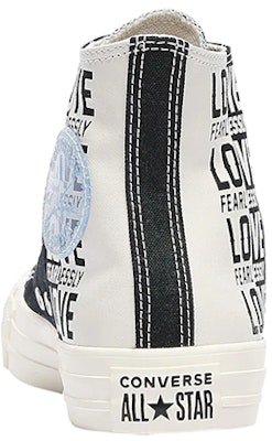 Converse Chuck Taylor All Star High 'Love Fearlessly' Sepatu Tinggi 168228F Shop Converse Chuck Taylor All Star High 'Love Fearlessly' Sepatu Tinggi 168228F