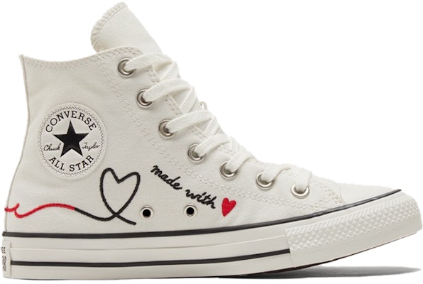 Converse Chuck Taylor All Star High 'Made with Love - Putih' 171159C Order Converse Chuck Taylor All Star High 'Made with Love - Putih' 171159C