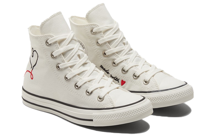 Lookbook Converse Chuck Taylor All Star High 'Made with Love - Putih' 171159C