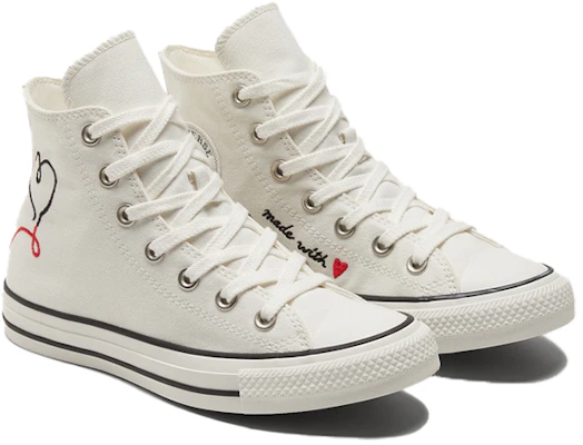 Converse Chuck Taylor All Star High 'Made with Love - Putih' 171159C Lookbook Converse Chuck Taylor All Star High 'Made with Love - Putih' 171159C