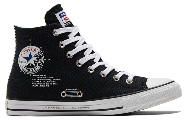 Order Converse Chuck Taylor All Star 防滑耐磨輕便 高筒 帆布鞋 男女款 黑色