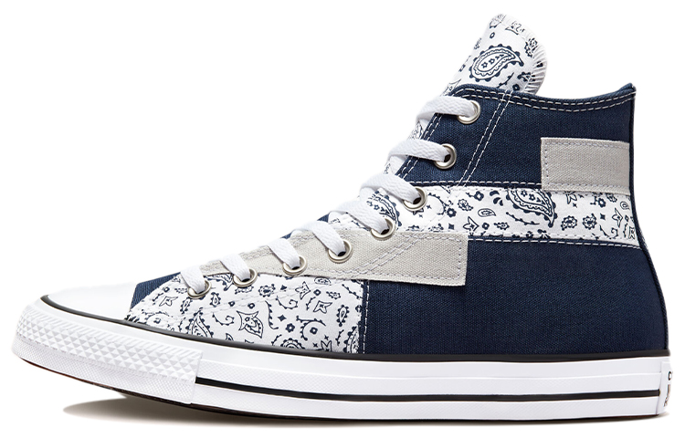 Buy 컨버스 척 테일러 올스타 하이 '페이즐리 패치워크 - 미드나이트 네이비' 173195F