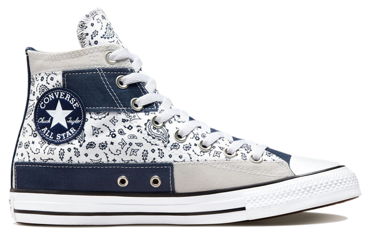 Converse Chuck Taylor All Star High 'Paisley Patchwork - Midnight Navy' 圖 2
