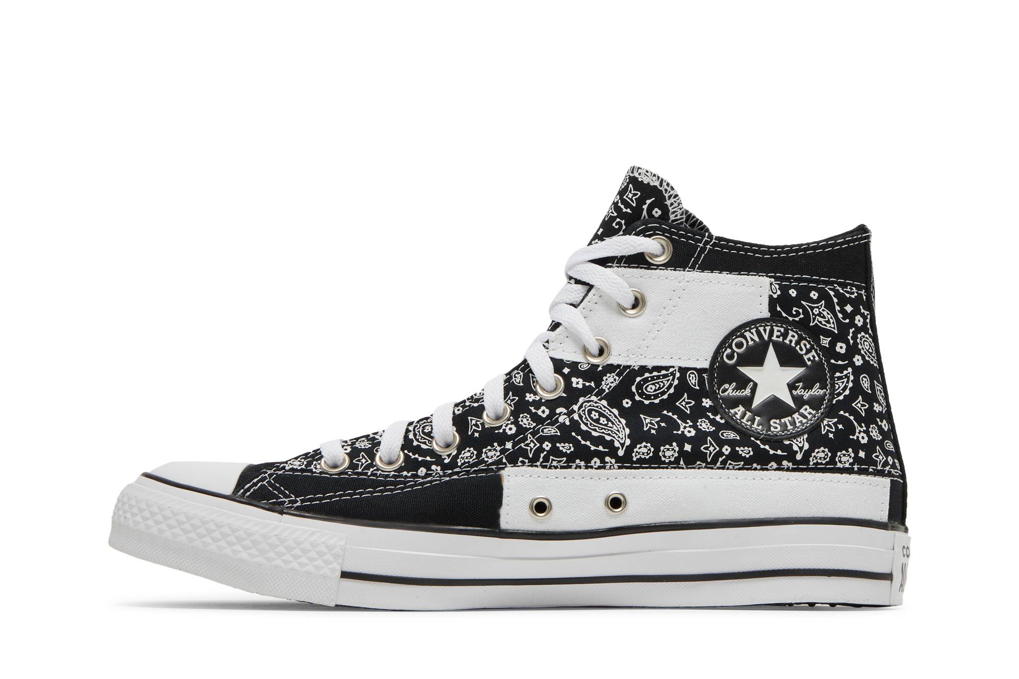 Lookbook 匡威Chuck Taylor All Star高帮 '黑色佩斯利拼布' 173194F