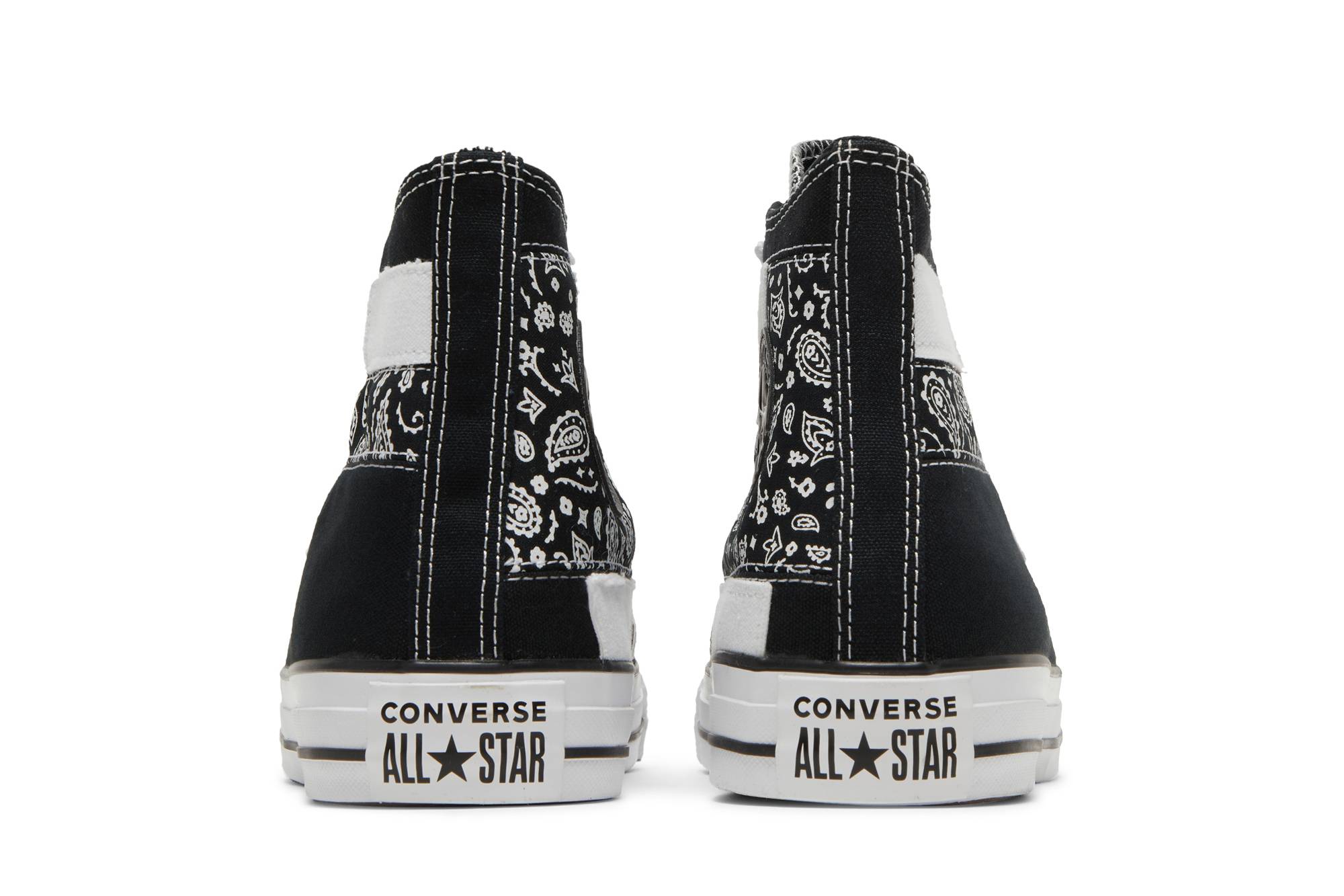 Details for 匡威Chuck Taylor All Star高帮 '黑色佩斯利拼布' 173194F