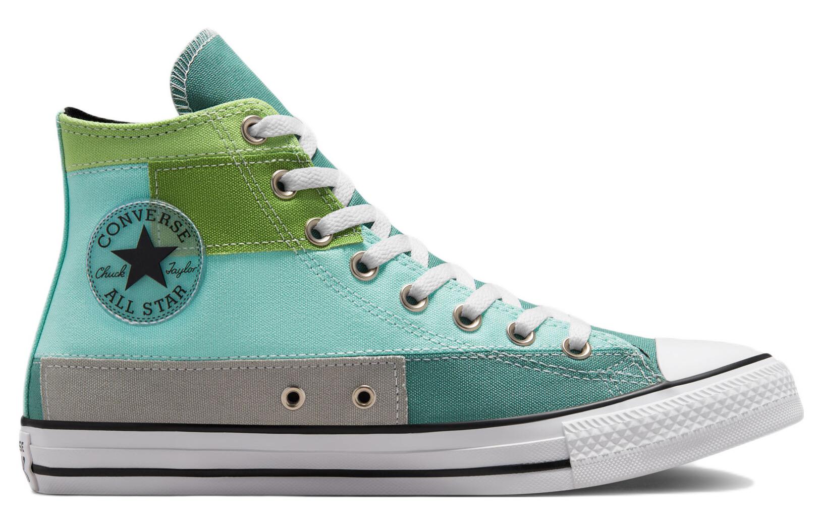Converse Chuck Taylor All Star High 'Patchwork - Jade Unity' 圖 2