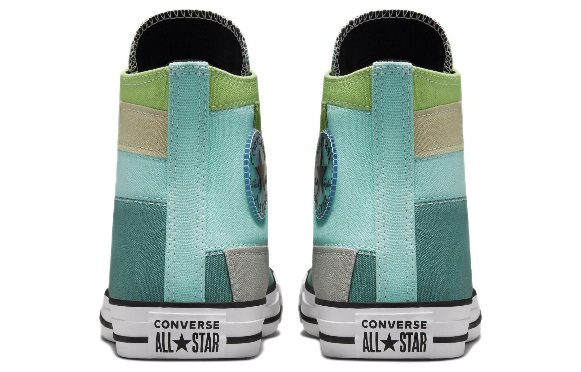 Converse Chuck Taylor All Star High 'Patchwork - Jade Unity' 圖 5