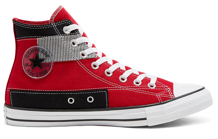 Order Converse Chuck Taylor All Star Tinggi 'Patchwork - Merah Universiti' 168591C