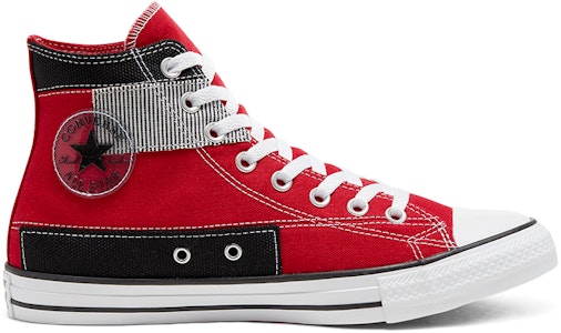 Converse Chuck Taylor All Star Tinggi 'Patchwork - Merah Universiti' 168591C Order Converse Chuck Taylor All Star Tinggi 'Patchwork - Merah Universiti' 168591C