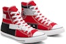 Lookbook Converse Chuck Taylor All Star Tinggi 'Patchwork - Merah Universiti' 168591C