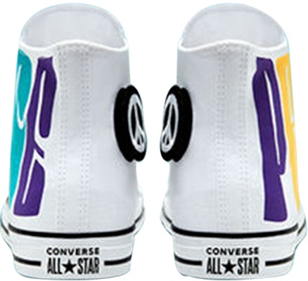 Converse Chuck Taylor All Star High 'Peace Powered' 167892C Shop Converse Chuck Taylor All Star High 'Peace Powered' 167892C