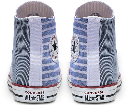 Converse Chuck Taylor All Star High 'Pinstripe' 163974C Shop Converse Chuck Taylor All Star High 'Pinstripe' 163974C