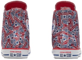 匡威 Chuck Taylor All Star 串標 高幫潮流帆布鞋 紅色 Lookbook 匡威 Chuck Taylor All Star 串標 高幫潮流帆布鞋 紅色