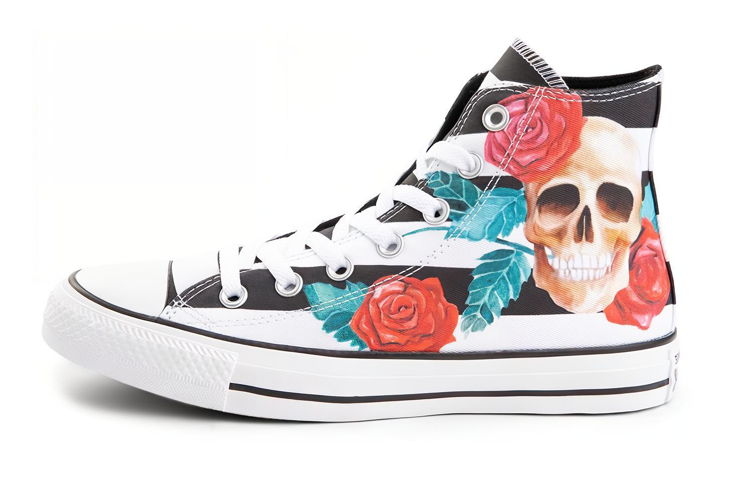 Converse Chuck Taylor All Star High 'Skull Roses'